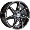 Alu kola RONAL R51, 16x7 4x108 ET25, černá lesklá + leštění