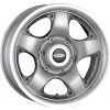 Alu kola MAK STORM, 17x8 5x139.7 ET0, stříbrná