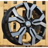 Alu kola Racing Line B1110, 15x6.5 4x100 ET40, černá + leštění