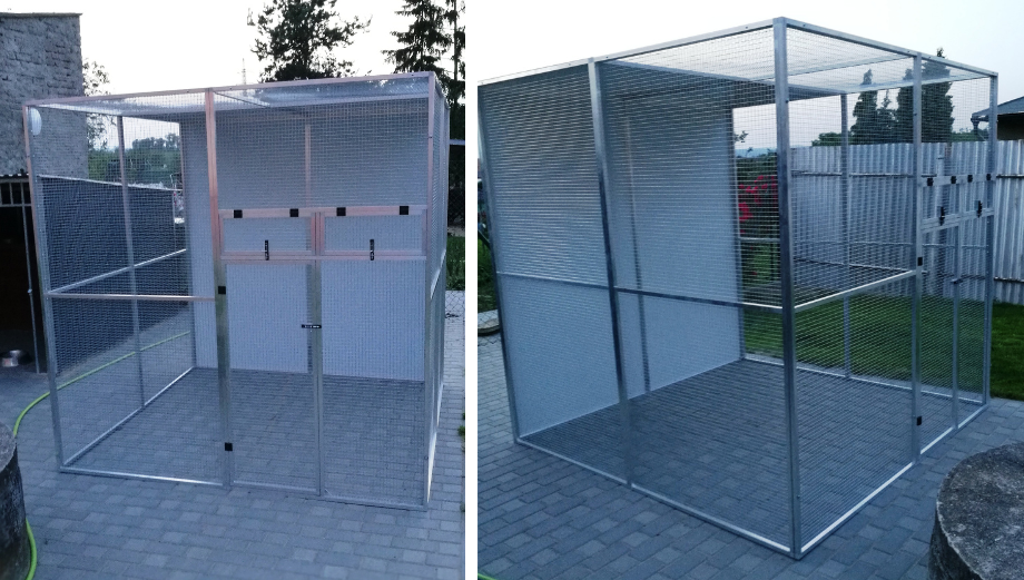 Voliéra pro drobné ptactvo