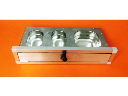 1891 1 zasuvny krmny pult nerez kpg08