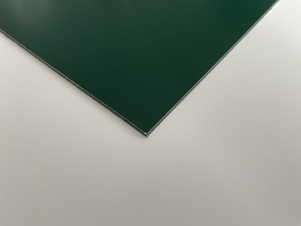 Sendvičová deska tmavě zelená / tmavě zelená, 3 mm (200x100 cm)