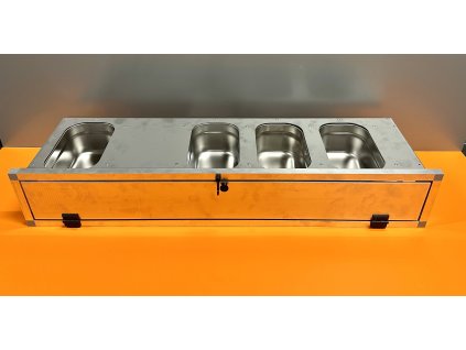 4303 zasuvny krmny pult ara ctyri nadoby