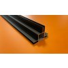 Hliníkový profil (HJ15V8 černý elox.) (Délka 6m)