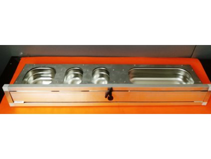 1885 1 zasuvny krmny pult nerez kpg06