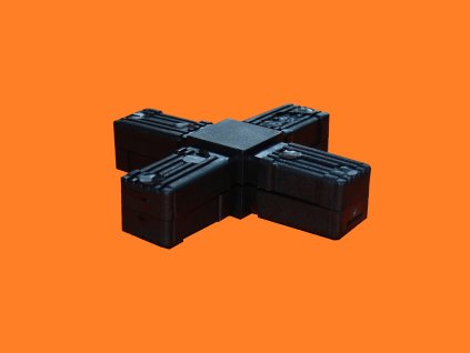 3667 plastova spojka 305 skladana cerna