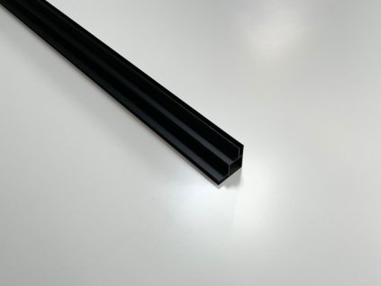 Hliníkový profil (HJ15V3 černý elox.) (Délka 2m)