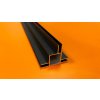Hliníkový profil (HJ15V8 černý elox.) (Délka 6m)