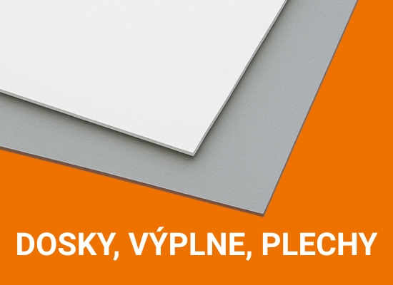 Dosky, výplne, plechy