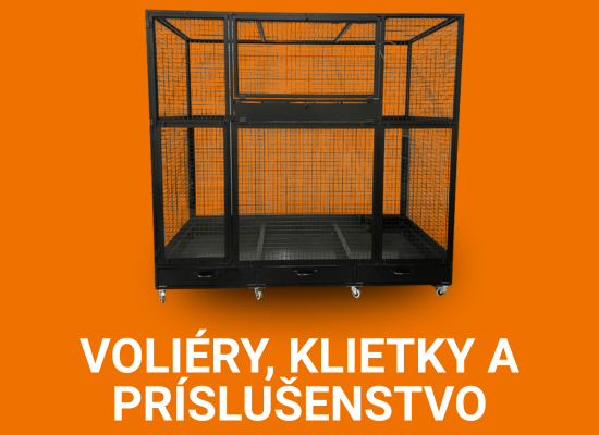 Voliéry a klietky
