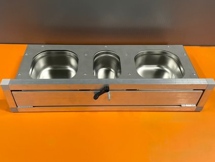 4579 zasuvny krmny pult nerez kpg15