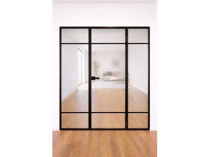 Bezfalcové dveře s fixy na obou stranách typ 2