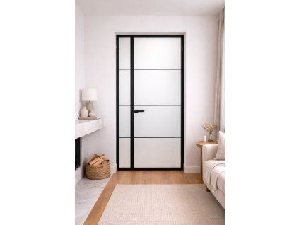 dveře Pure v kovovém rámu