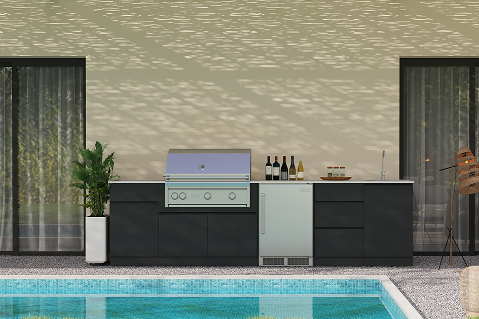 Vylepšete svou venkovní kuchyni hliníkovými modulárními skříňkami