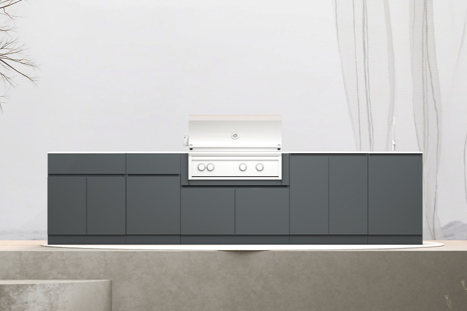 Revoluční hliníkové venkovní skříňky pro venkovní kuchyni