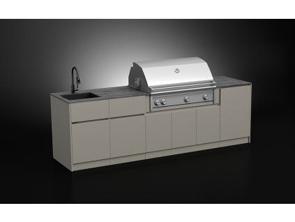 Exterior Cabinets For Outdoor Kitchen With Sink