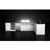 L Liberty 36 A3Shape Modern Outdoor Kitchen Cabinets With Countertop