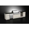 6 Unit Extruded Aluminium Outdoor BBQ Cabinetry With Sink And Refuse Cabinet
