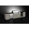 3.5 Meter Extruded Aluminium Outdoor BBQ Cabinetry With 2 BBQ Cabinet