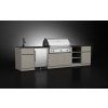 5 Unit Extruded Aluminium Outdoor Kitchen Cabinets For 42 Grill