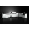 Luxury L Shape Extruded Aluminium Outdoor Kitchen Cabinet For 42 Grill1236