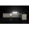 Luxury L Shape Extruded Aluminium Outdoor Kitchen Cabinet For Outdoor BBQ