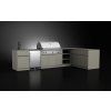 Luxury L Shape Powder Coated Aluminium Outdoor Kitchen Cabinet