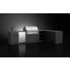 Weatherproof L Shape Powder Coated Aluminium Outdoor Kitchen Cabinet