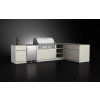 L Shape Powder Coated Extruded Aluminium Outdoor Kitchen Cabinet