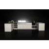 Modern U Shaped Extruded Aluminium Outdoor Kitchen Cabinet Modules