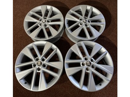 5x100 R17 Škoda Fabia , Rapid Original Alu disky