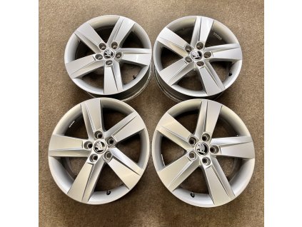 5x100 R16 Škoda Fabia Rapid Originál Alu disky