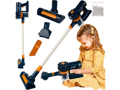 Vertikální dětský vysavač - modrý