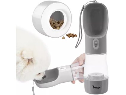 Láhev na vodu s miskou pro psy