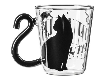 eng pl Cat glass with tail handle 2652 8