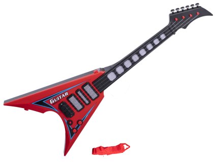 Kytara 58cm na baterie se světlem a zvukem na kartě