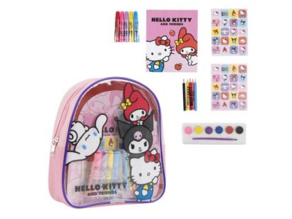 Omalovánková sada v batůžku Hello Kitty