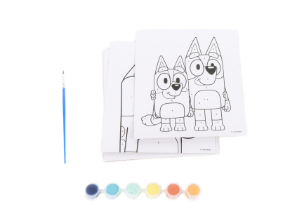 Omalovánková sada s čísly Bluey