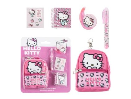 Sada na psaní s mini batůžkem Hello Kitty