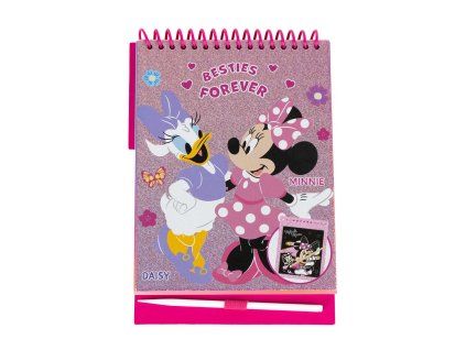 Sada se škrabací knížkou Minnie Mouse