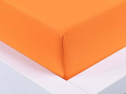 14020 jersey prosteradlo exclusive jednoluzko oranzova 90x200 cm