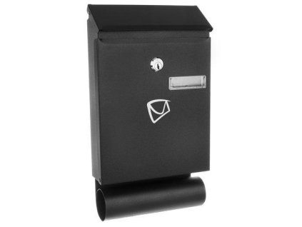 Velká poštovní schránka – černá