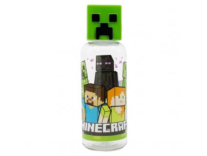 3d figurine bottle 560 ml minecraft