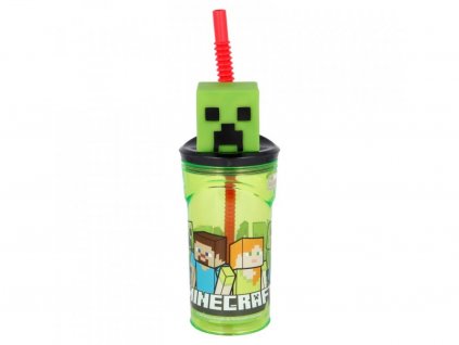 54189 2 3d figurine tumbler 360 ml minecraft