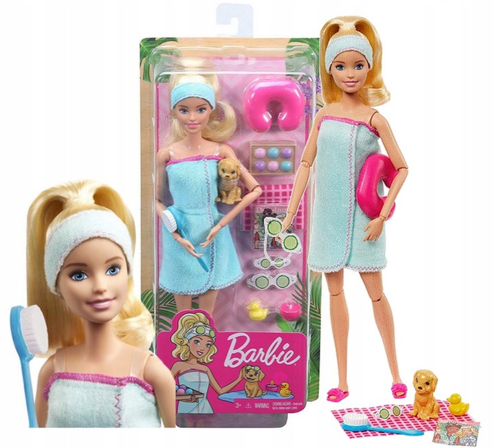 Barbie Wellness panenka blond vlasy - MATTEL