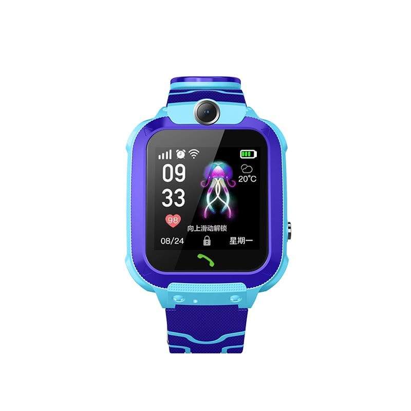 Dětské chytré hodinky s kamerou a GPS lokátorem - Růžová - Modrá