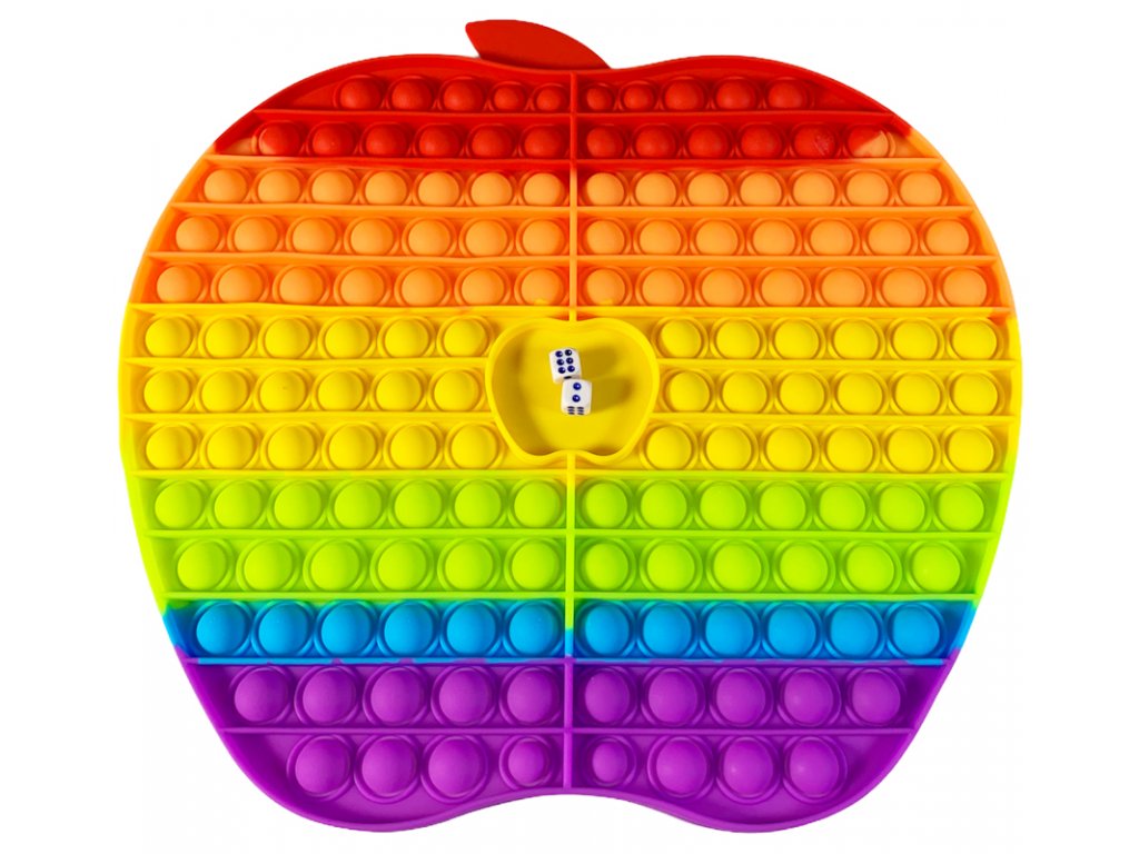 Desková hra POP IT rainbow - Jablko