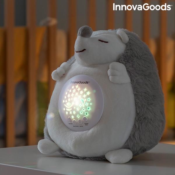 InnovaGoods - Plyšová hračka ježek s projektorem na noční světlo Spikey