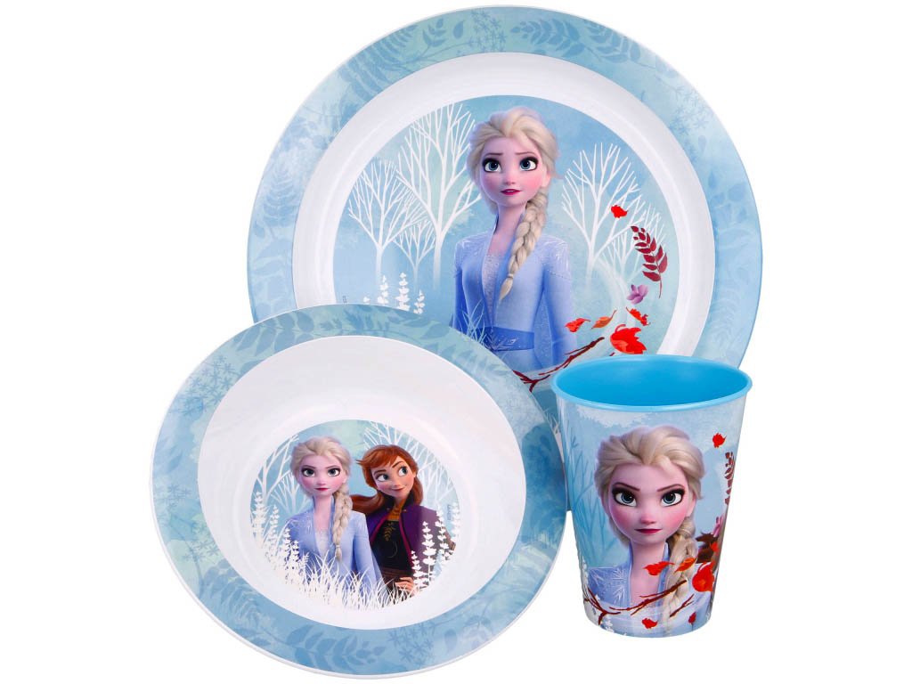 Jídelní sada Frozen 2 - 3ks nádobí