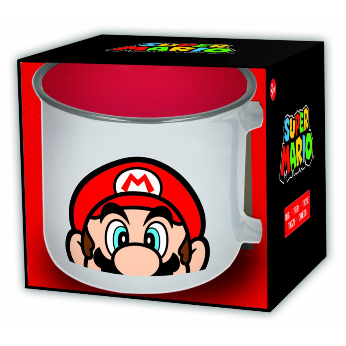 Snídaňový keramický hrnek Super Mario 400ml